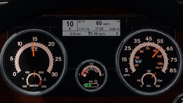 Western Star 5700XE Improved Dashboard